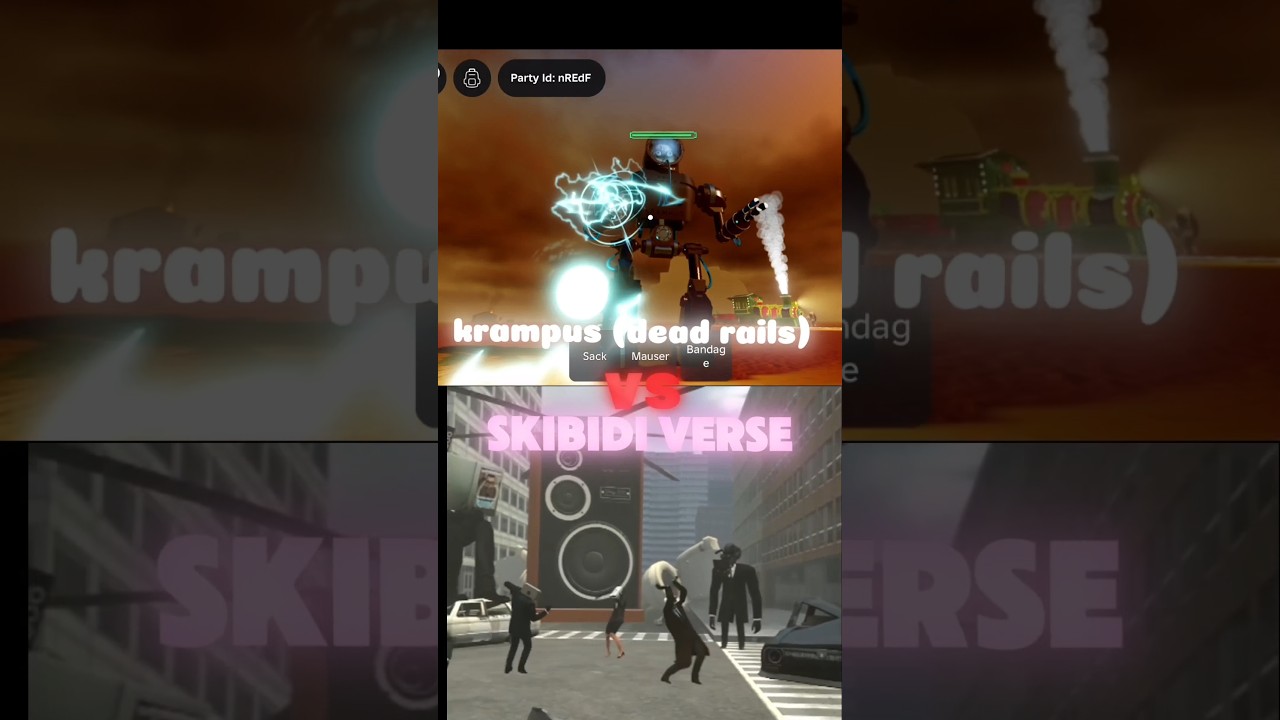 Krampus (dead rails) vs skibidi verse 