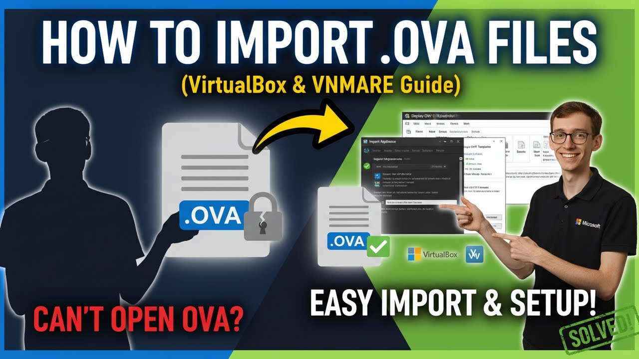 How to Import OVA Files (VirtualBox & VMware Guide)
