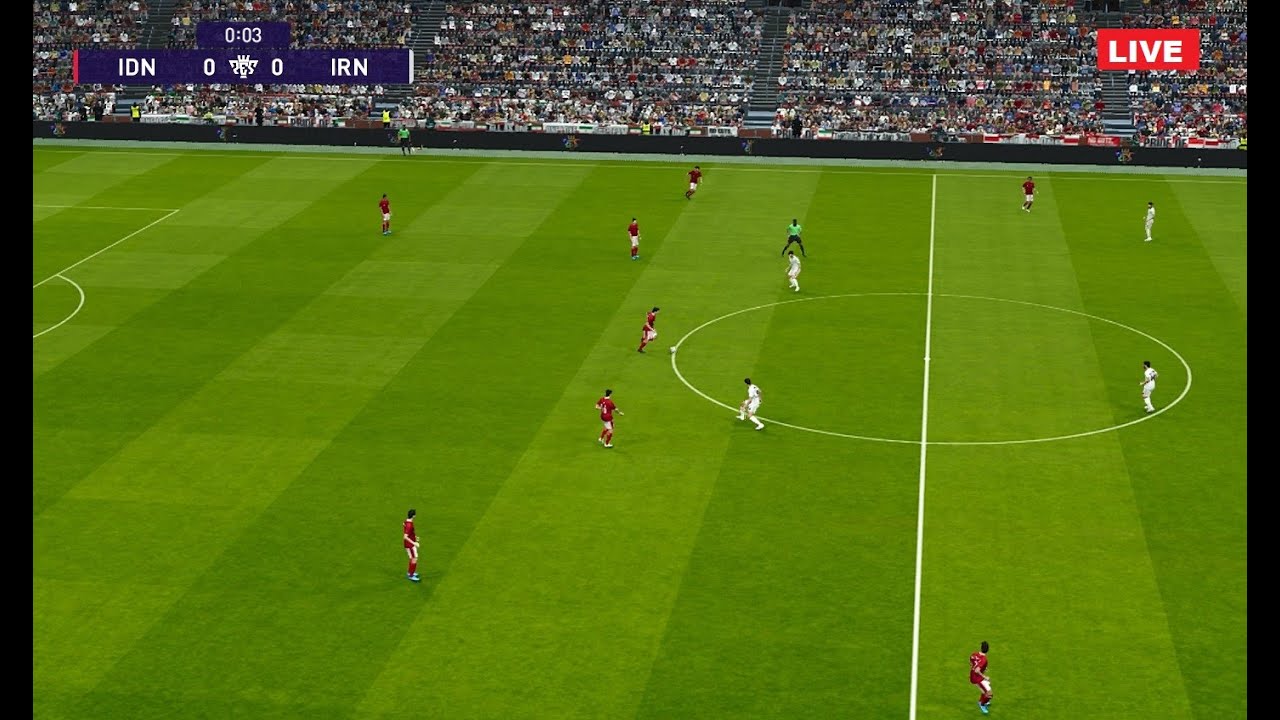 🔴 LIVE  INDONESIA VS IRAN HARI INI  ~   BAHASA INGGRIS UJI COBA DI  EFOOTBALL