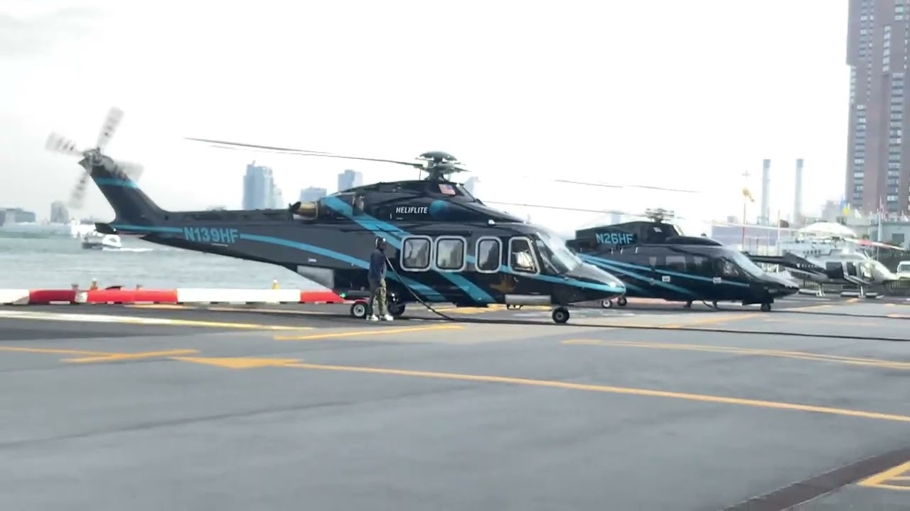 Agusta SPA AB139, N139HF, c/n 31021, Heliflite, E 34th St Heliport, 1650 hrs., Friday 3 June 2022