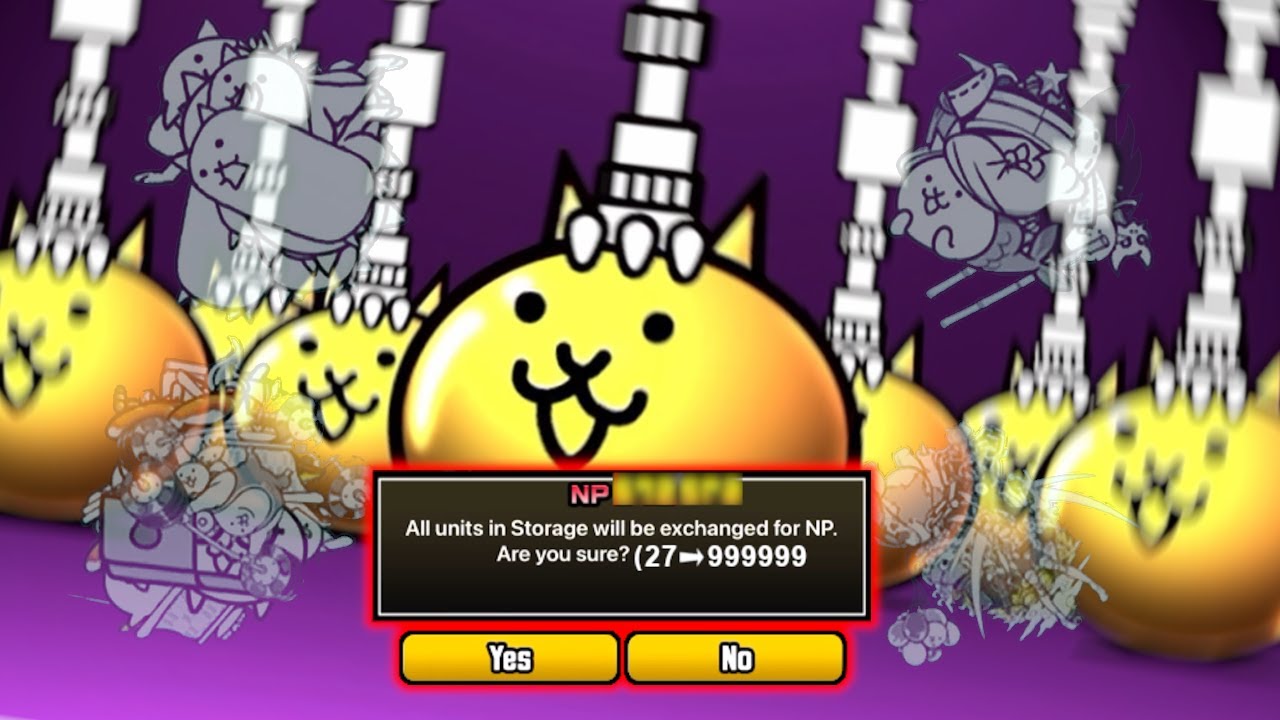 I sold my entire cat storage for a MASSIVE NP EXCHANGE! | The Battle Cats