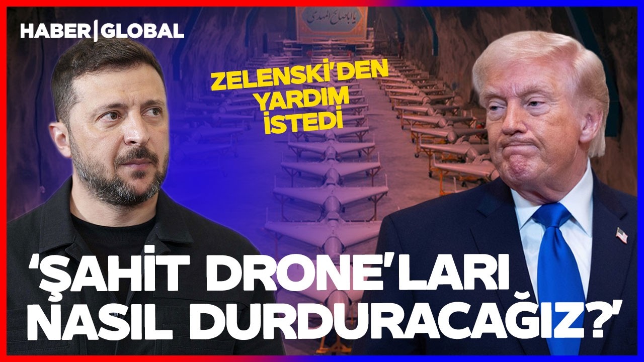 Trump İran'ın Şahit Drone'larına Çare Arıyor! Zelenski'den Yardım İstediğini İtiraf Etti