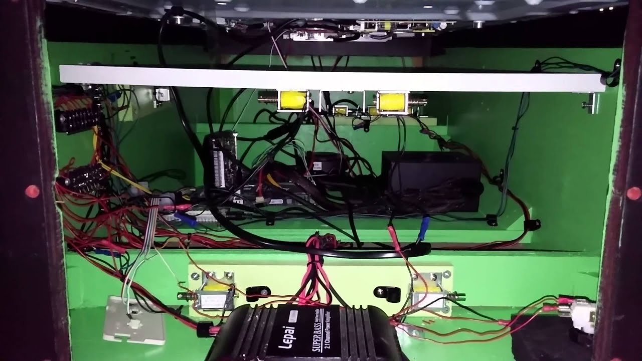 Virtual Pinball solenoid configuration