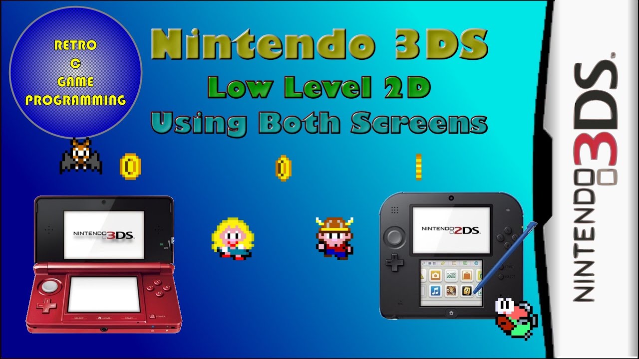 Nintendo 3DS Programming in C - Episode 2 - Low Level 2d with Both Screens