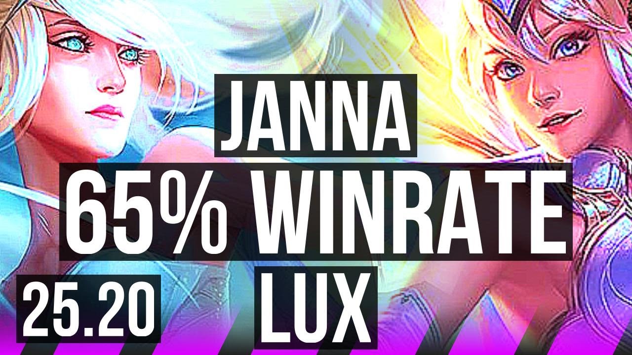 JANNA & Ezreal vs LUX & Caitlyn (SUP) | Rank 1 Janna, 65% winrate, Rank 12 | TR Challenger | 25.20
