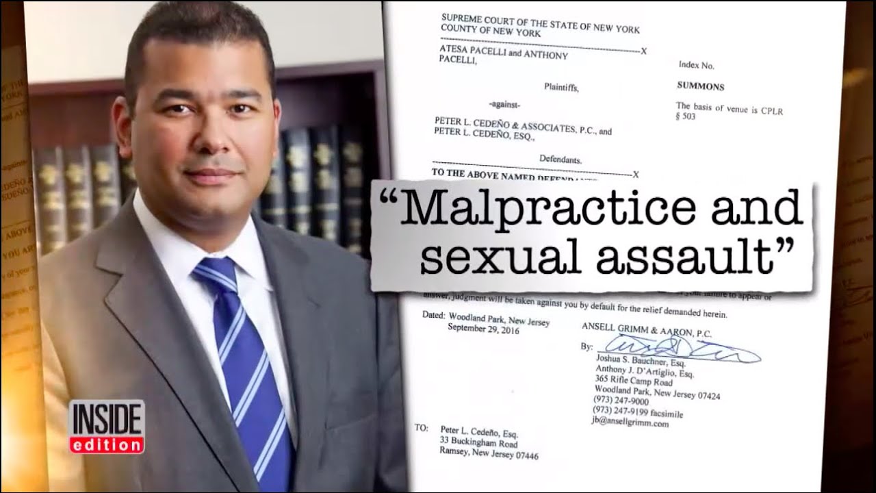 NYC Lawyer Peter Cedeno (Cedeno Law Group) Accused of Sexual Assault