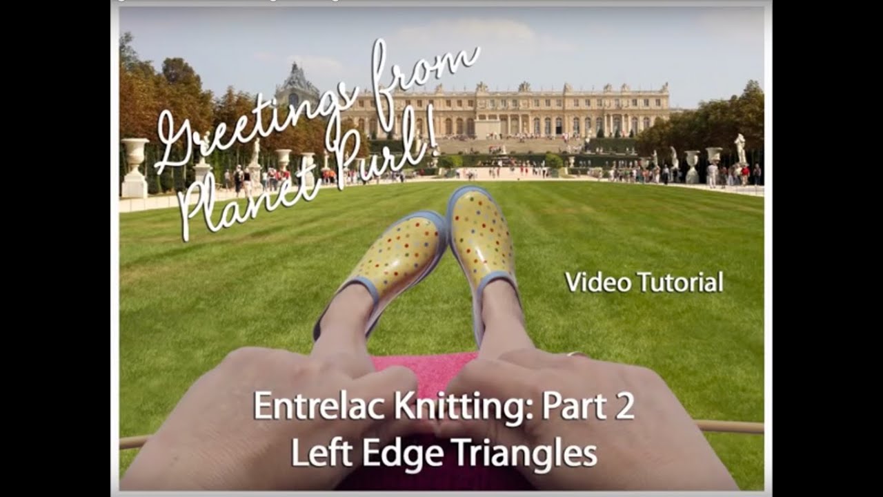 Entrelac Knitting Part Two - Left Edge Triangle