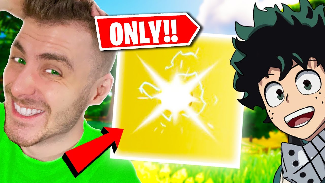 DEKU&acute;S SMASH ONLY VE FORTNITE CHALLENGE!!