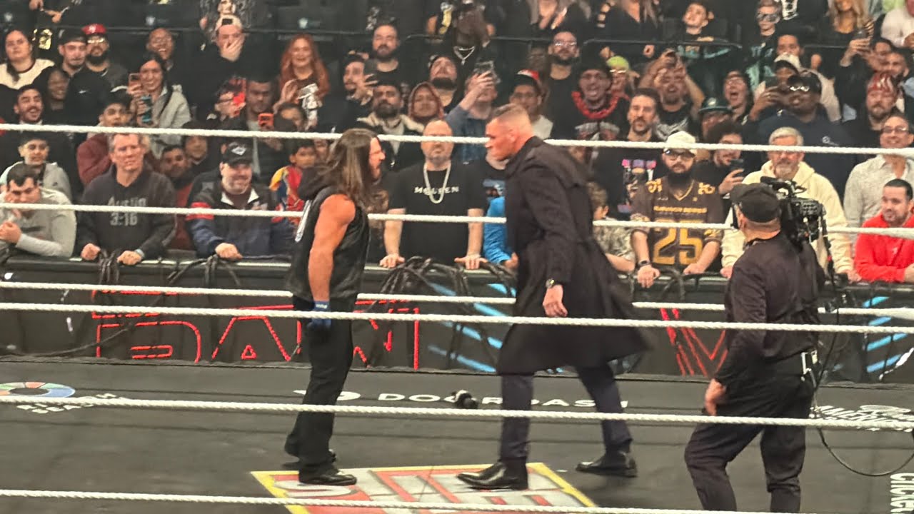 Aj Styles SLAPS Gunther - WWE Raw 1/5/2026