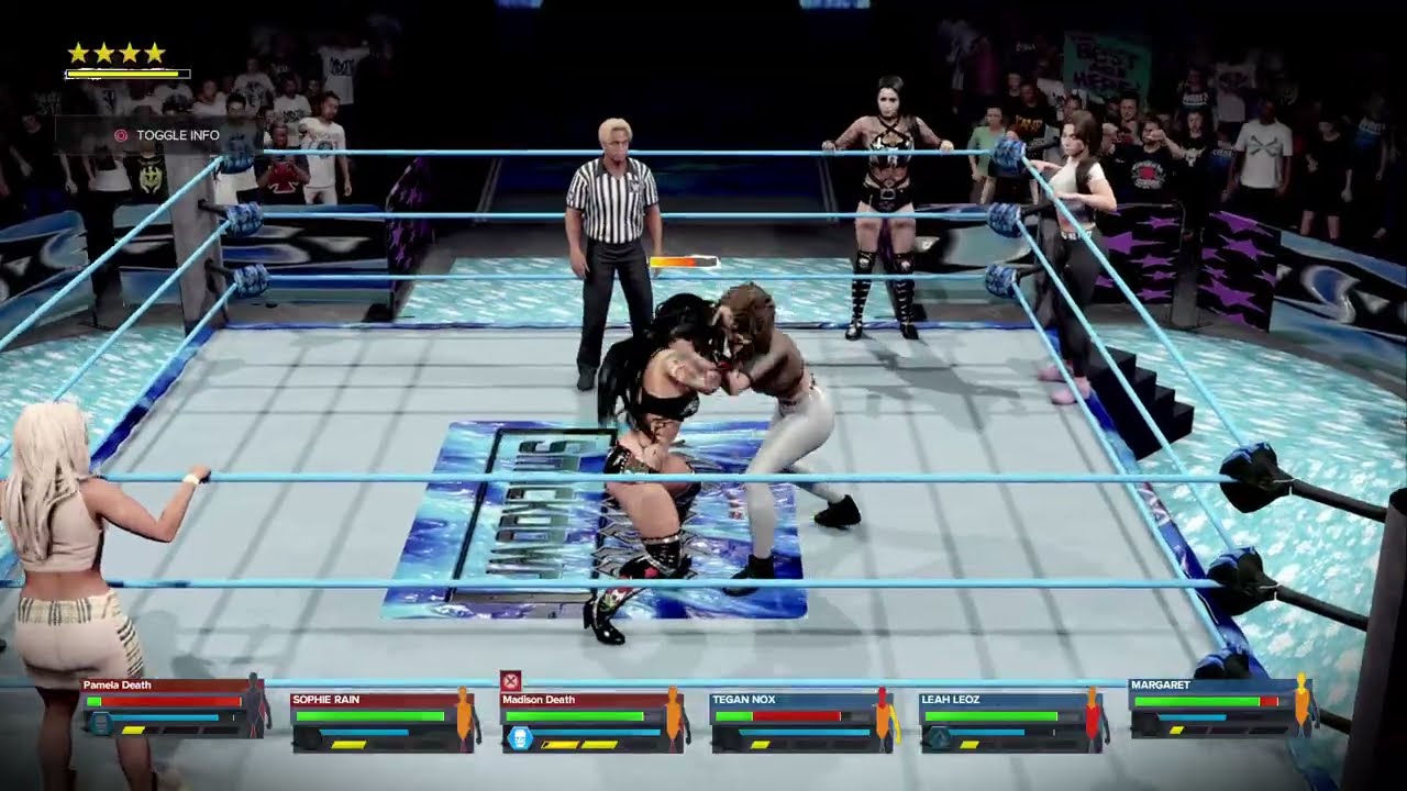 WWE 2K24 ULTIMATE SMACKDOWN| Death Twinz x Sophie Rain vs Leah Leoz, Tegan Nox & Margaret Part 2