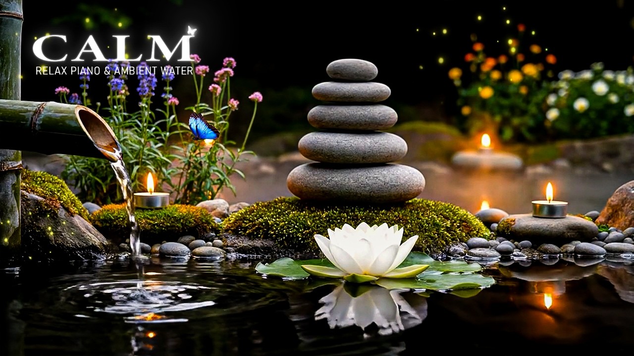 Relaxing Music with Water Sounds for Stress Relief 🌿 Deep Sleep & Insomnia Relief Music