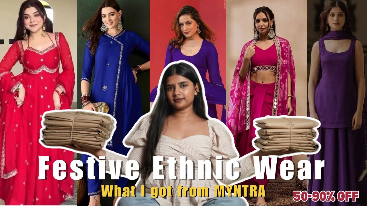 Myntra Festival Kurta Haul || unboxing and review || Kannada channel ||