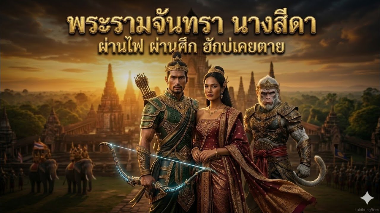พระรามจันทรา นางสีดา/ผ่านไฟ ผ่านศึก ฮักบ่เคยตาย (Official Video)