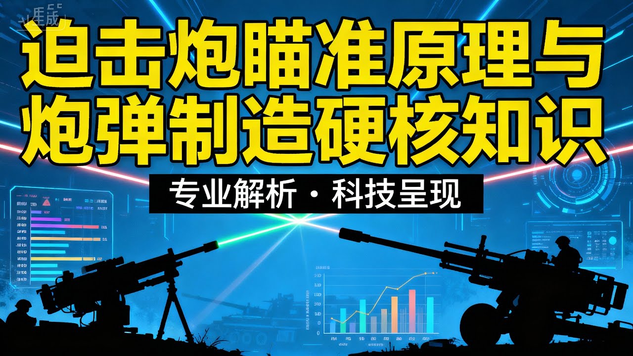 迫击炮瞄准原理与炮弹制造的硬核知识 #迫击炮瞄准原理  #射击诸元 #炮弹锻造工艺#弹药热处理 #惯性摩擦焊接 #引信技术#军事科普 #武器装备解析 #炮兵知识 #硬核军事科技 #国防教育
