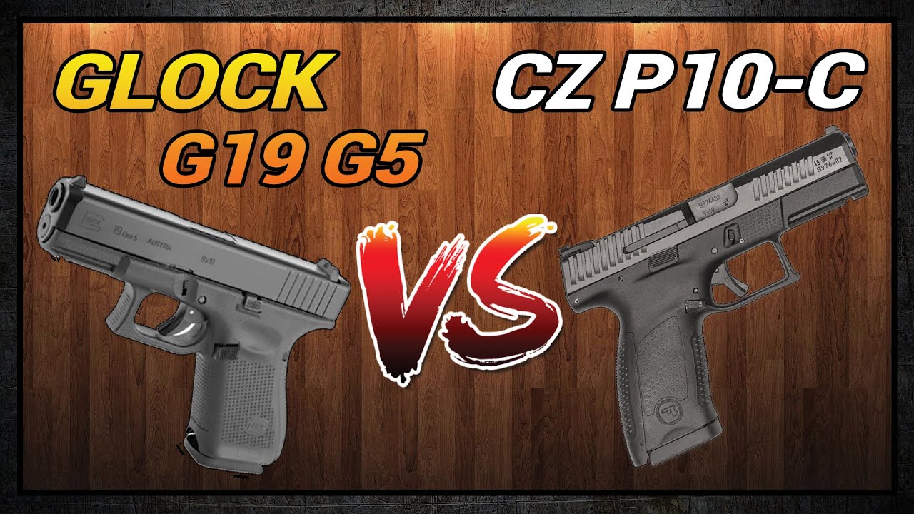 CZ vs GLOCK | QUAL A MELHOR | COMPARATIVO P10-C E G19 | LADO R