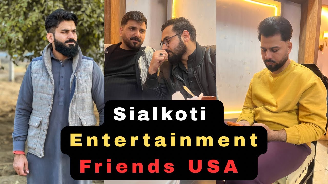 Sialkoti friends from USA entertainment wah #viral #funny 