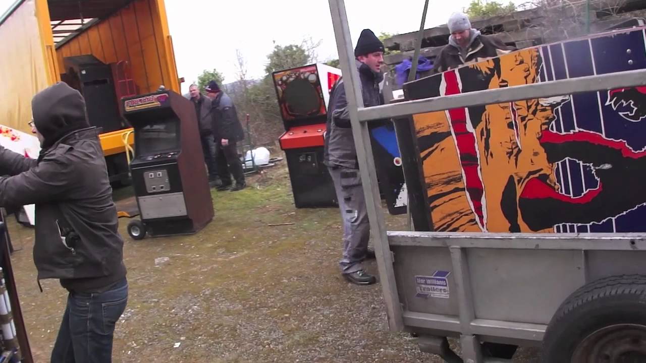 Duke Of Lancaster ... unloading the games!