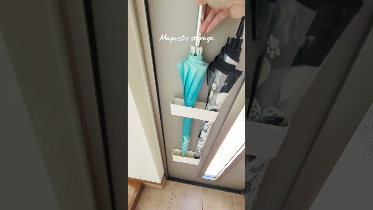 Magnetic storage in a Japanese apartment.