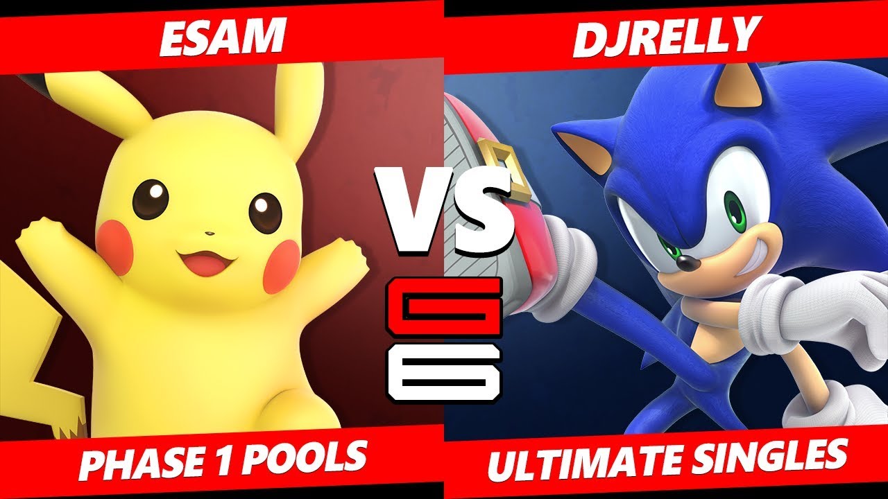 Genesis 6 SSBU -  PG | ESAM (Pikachu) VS  PXG | DjRelly (Sonic) Smash Ultimate Pools