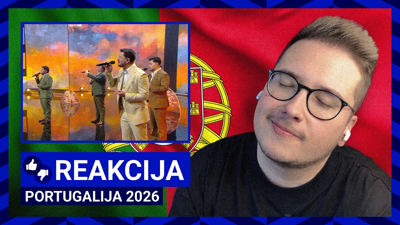 Portugalija, tu esi nuostabi | Eurovizija 2026 reakcija | Bandidos do Cante - Rosa