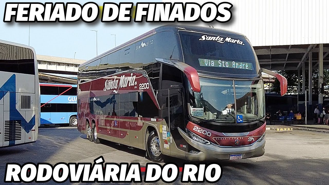 MOVIMENTO no FERIADO de FINADOS na RODOVIÁRIA DO RIO pela manhã! PARTE 1