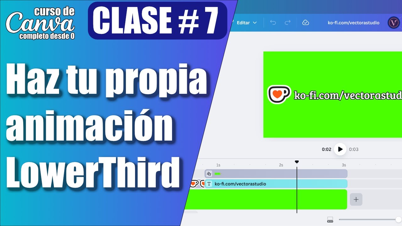 Aprende a Crear ANIMACIONES Profesionales en CANVA | Lower Third Fácil para Principiantes