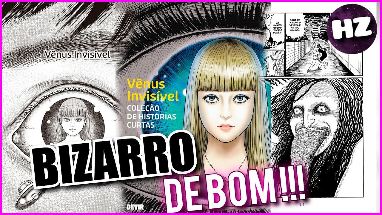 V&Ecirc;NUS INVIS&Iacute;VEL E OUTRAS HIST&Oacute;RIAS DO MESTRE DO TERROR JUNJI ITO! #manga #mang&aacute; #anime #japones