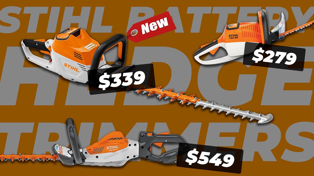 ЛУЧШИЙ БИТВА ТРИММЕРОВ ДЛЯ КУСТАРНОЙ ИЗГОТОВКИ: STIHL HSA 100 против HSA 94 T против HSA 65