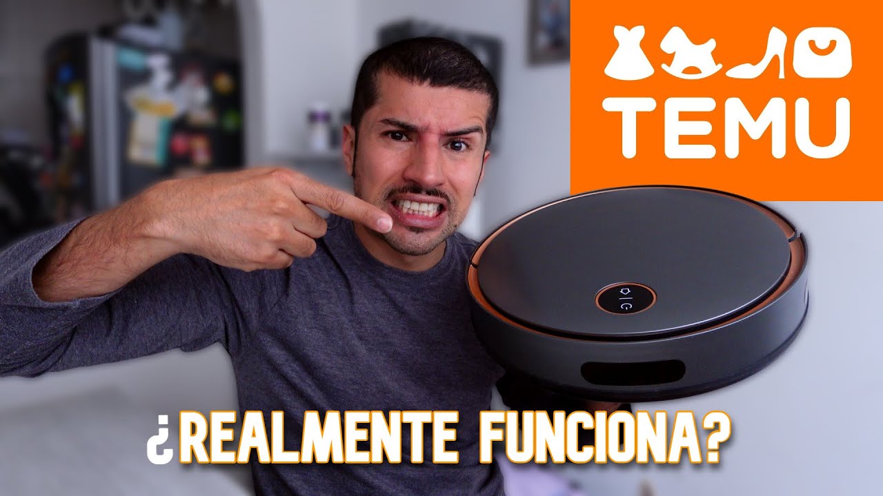 Pedí la ASPIRADORA ROBOT de TEMU ¿Realmente FUNCIONA?