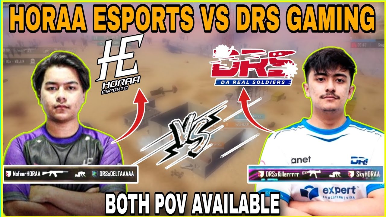 Horaa Esports vs DRS Gaming Intense Fight | HE vs DRS 🔥 | Clash with kvn