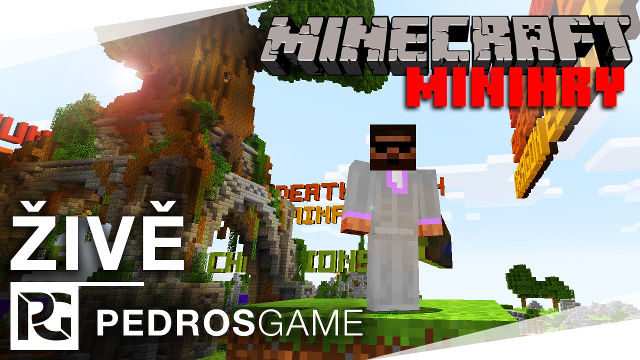 Pedro, Ment, GEJMR a House | E11 - Minecraft minihry (záznam)