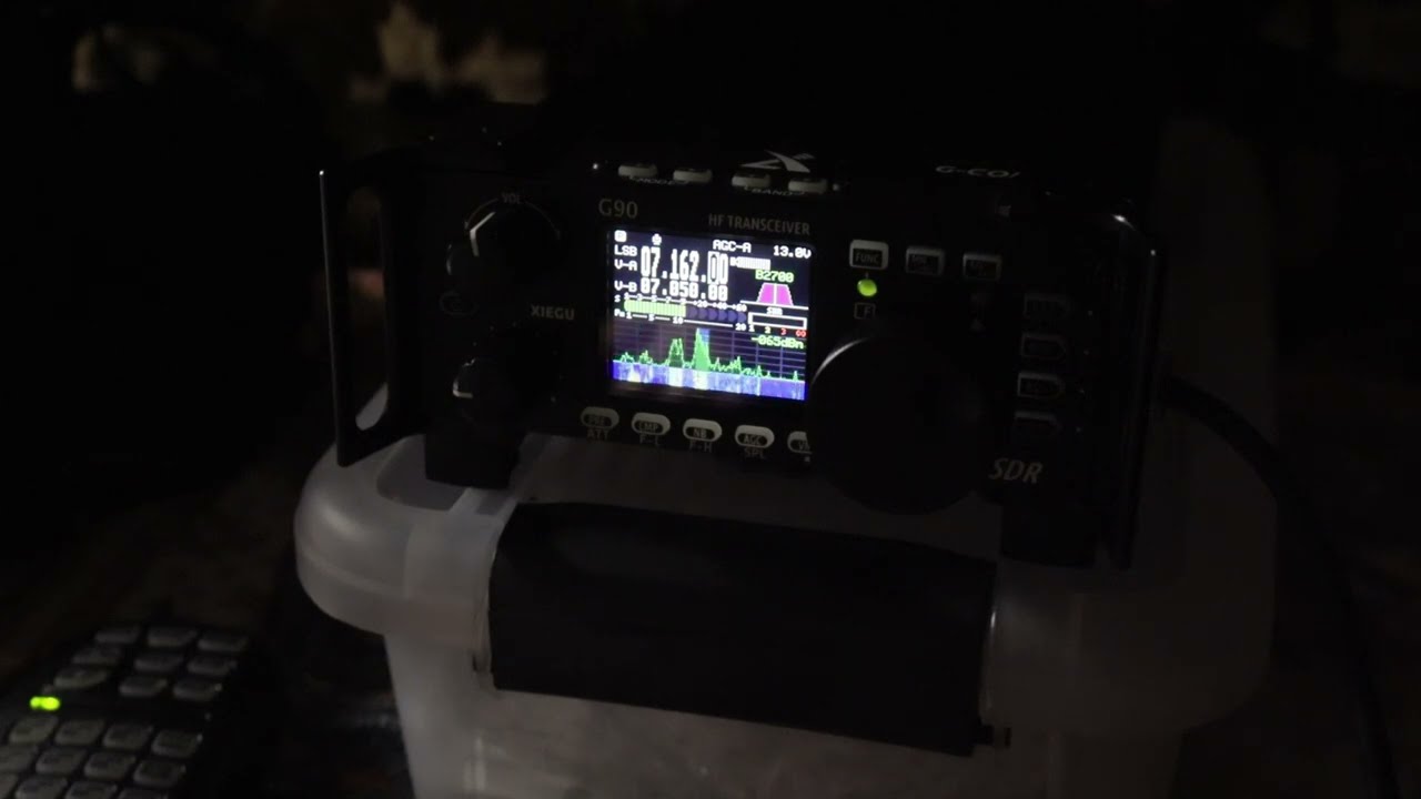 Ночная рыбалка XIEGU-G90)))) на интересные QSO....
