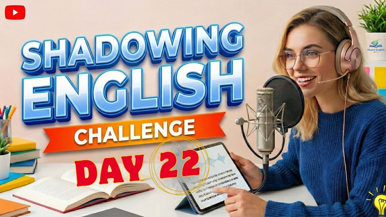Day 22 - How to Neutralize Office Drama Like a Pro | Shadowing English Speaking Practice Challenge