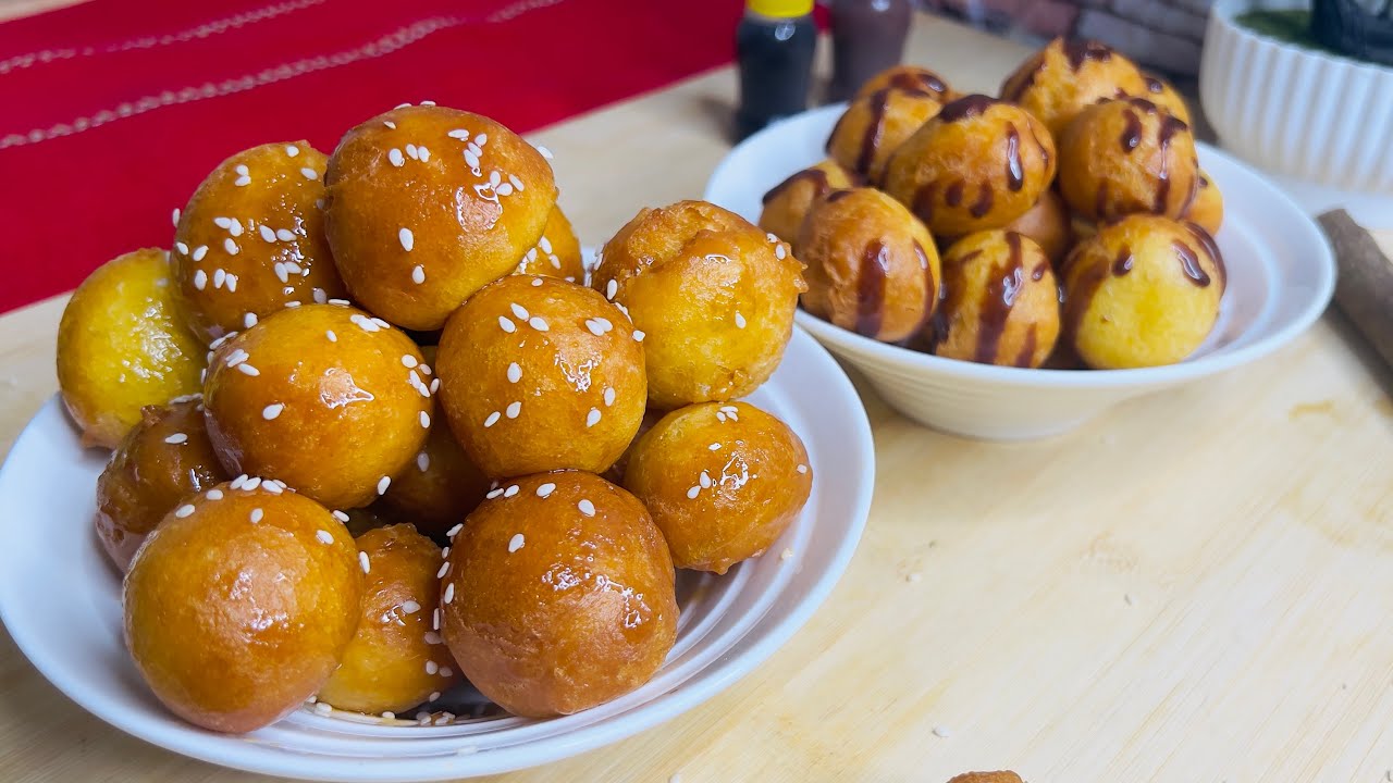 Luqaimat recipe - Arabian sweet dumpling - Arabian Sweet balls - لقيمات