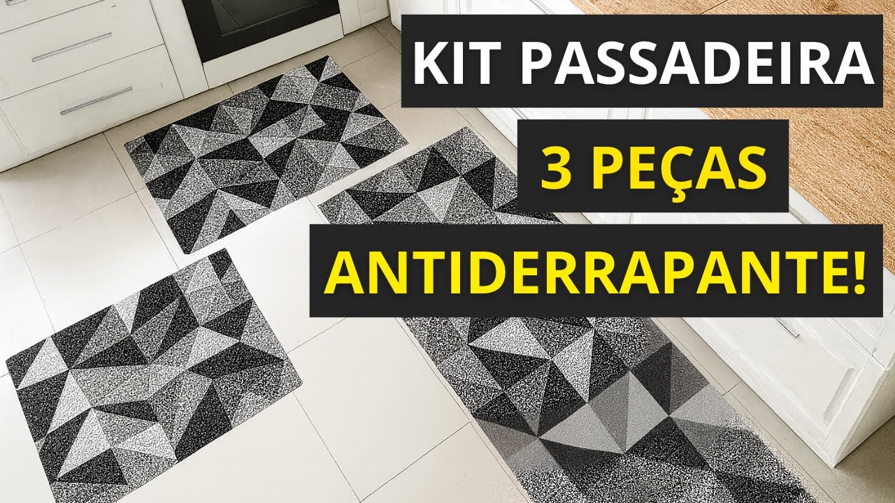 Transforme Sua Cozinha! Kit Passadeira Jacquard – Review Real e Sincero!