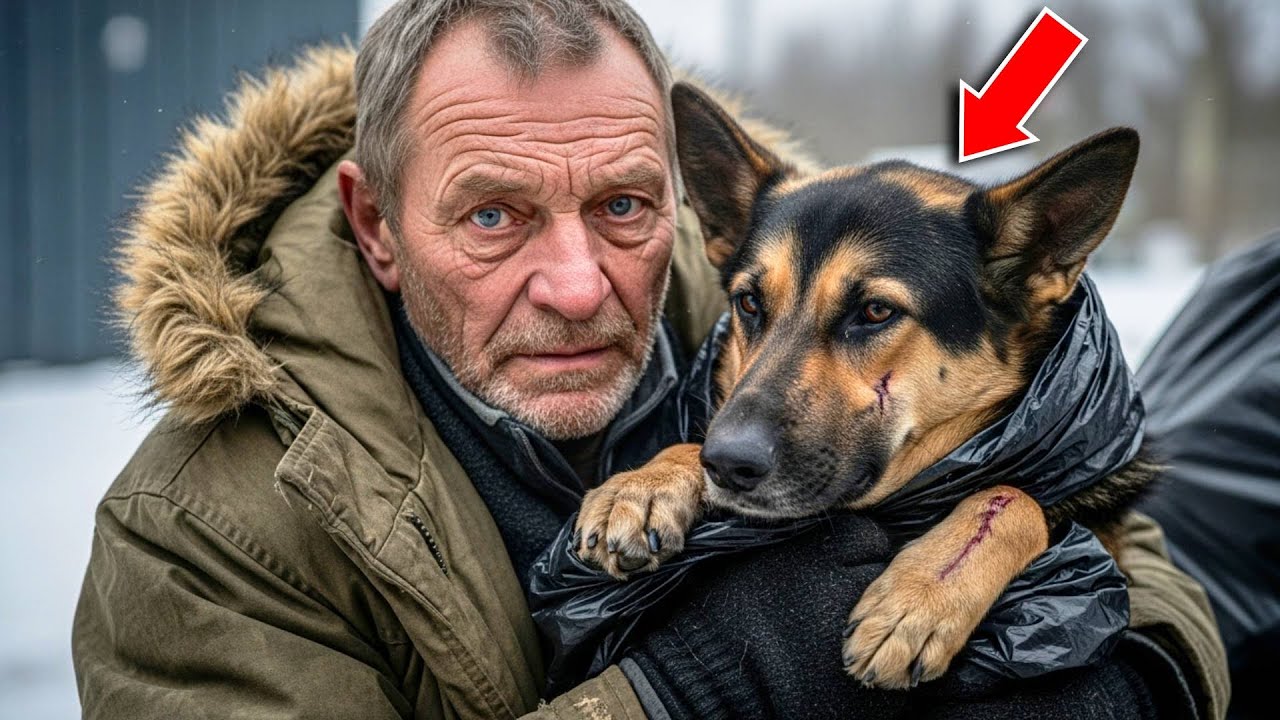 Dieser Hund Starb Fast Im Weihnachtsmüll — Doch Ein Gebrochener Veteran Kämpfte Um Sein Leben