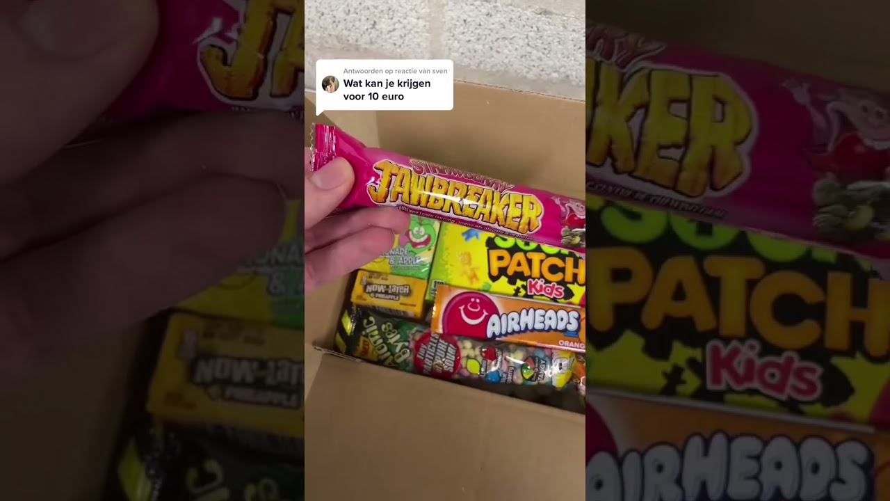 Antwoorden op wat kan je krijgen voor &euro;10 #snoep #amerikaanssnoep #snoepboxje