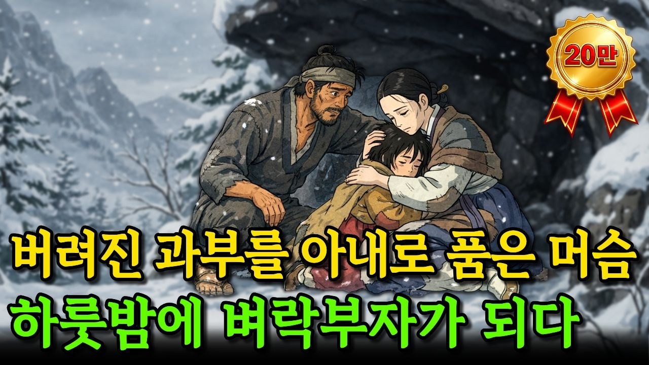 버려진 과부를 아내로 품은 머슴, 하룻밤에 벼락부자가 되다  | 야담 | 수면동화 | 전래동화