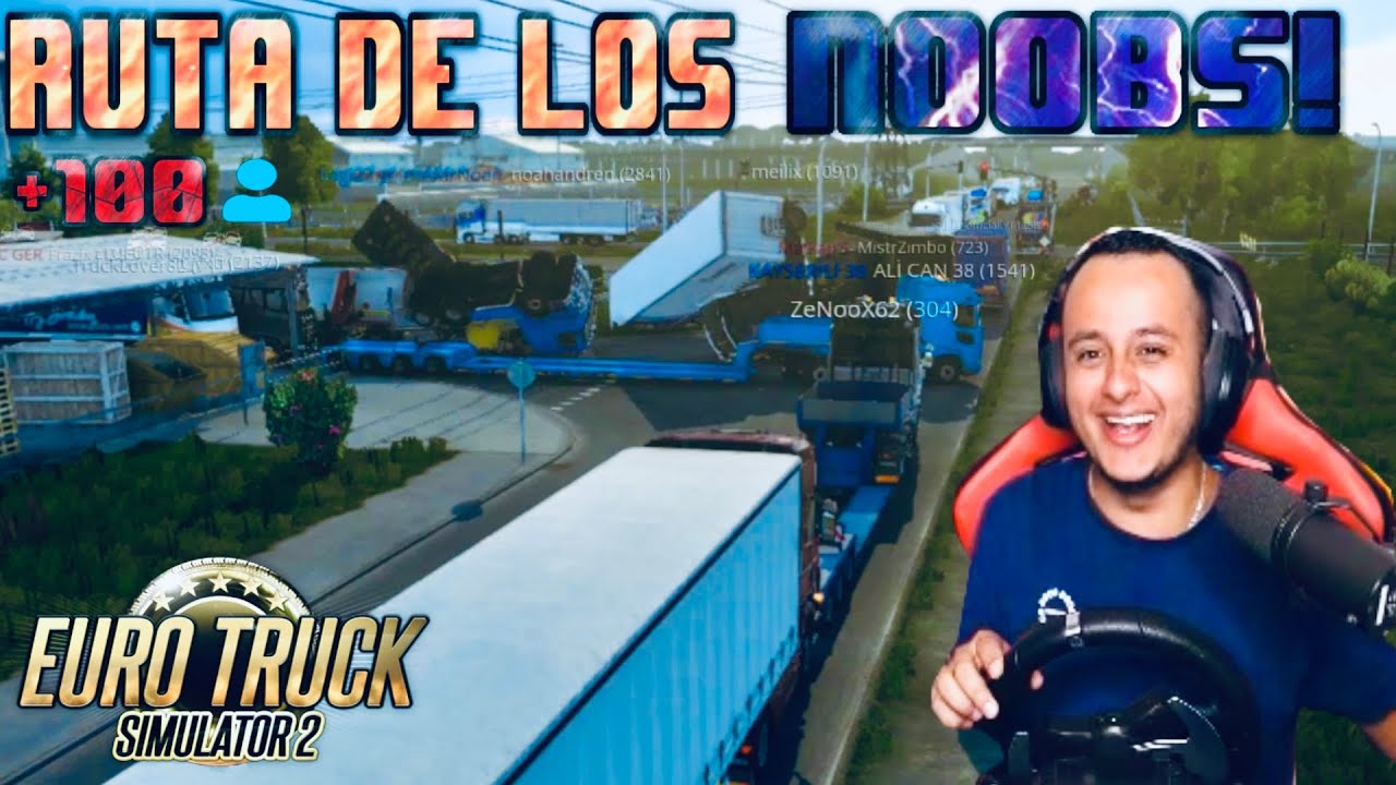¡DE REGRESO A LA RUTA DE LOS NOOBS CON ACCIDENTES INCLUIDOS! | Euro Truck Simulator 2