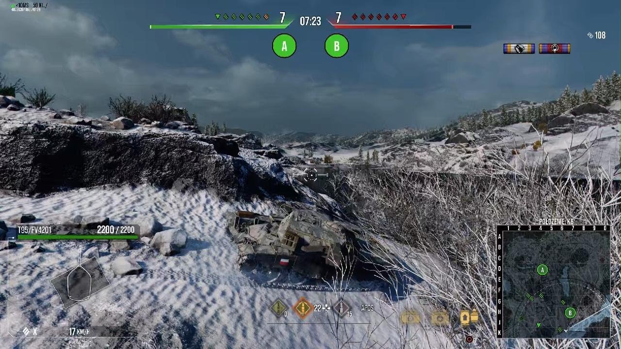 World of Tanks - AMX 65 T 5,3k dmg 7kill (M) - Pilzno - PS5