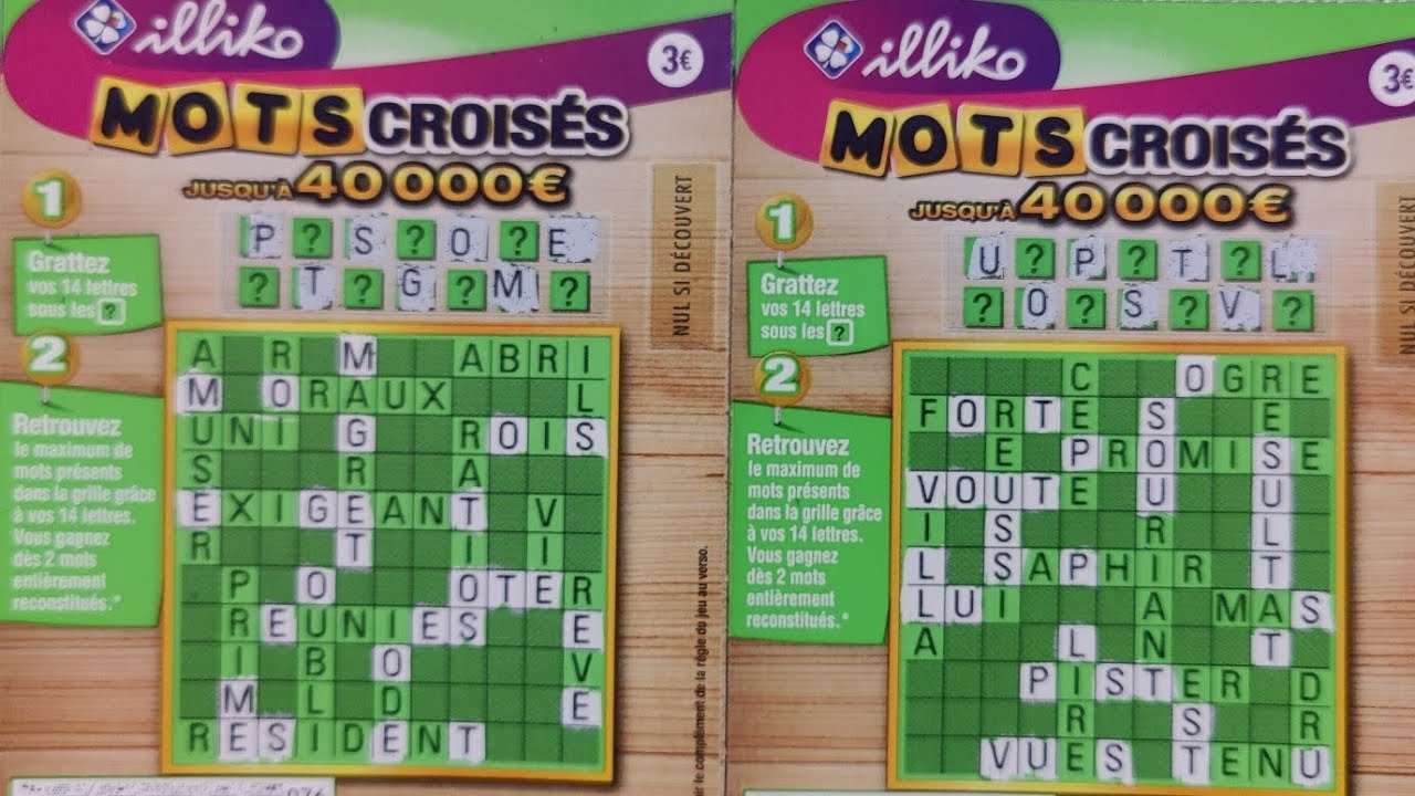 🛑 Grattage du 8 avril 🍀 session mot croisé et annonce