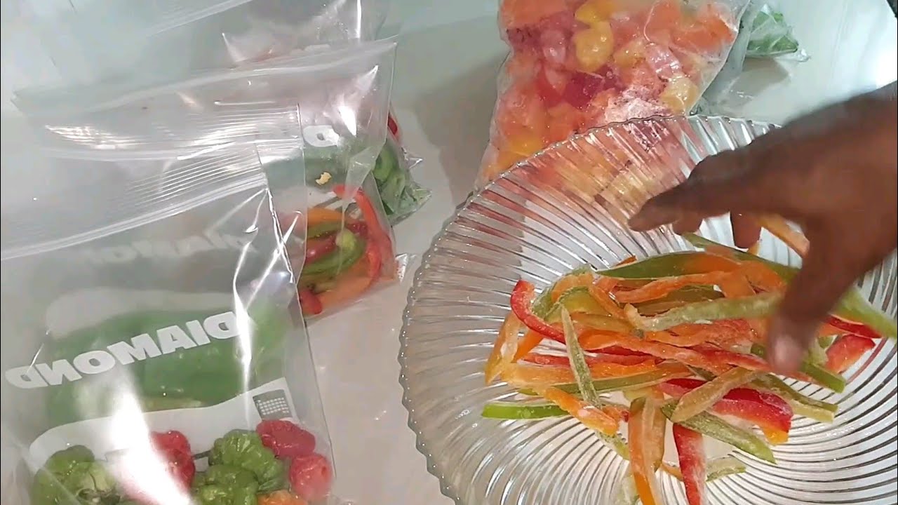 Como CONSERVAR el PIMIENTO MORRÓN y los AJÍES  por mas tiempo 🤯