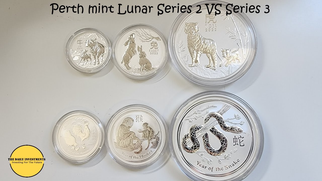 Perth Mint - Lunar Series 2 VS Series 3