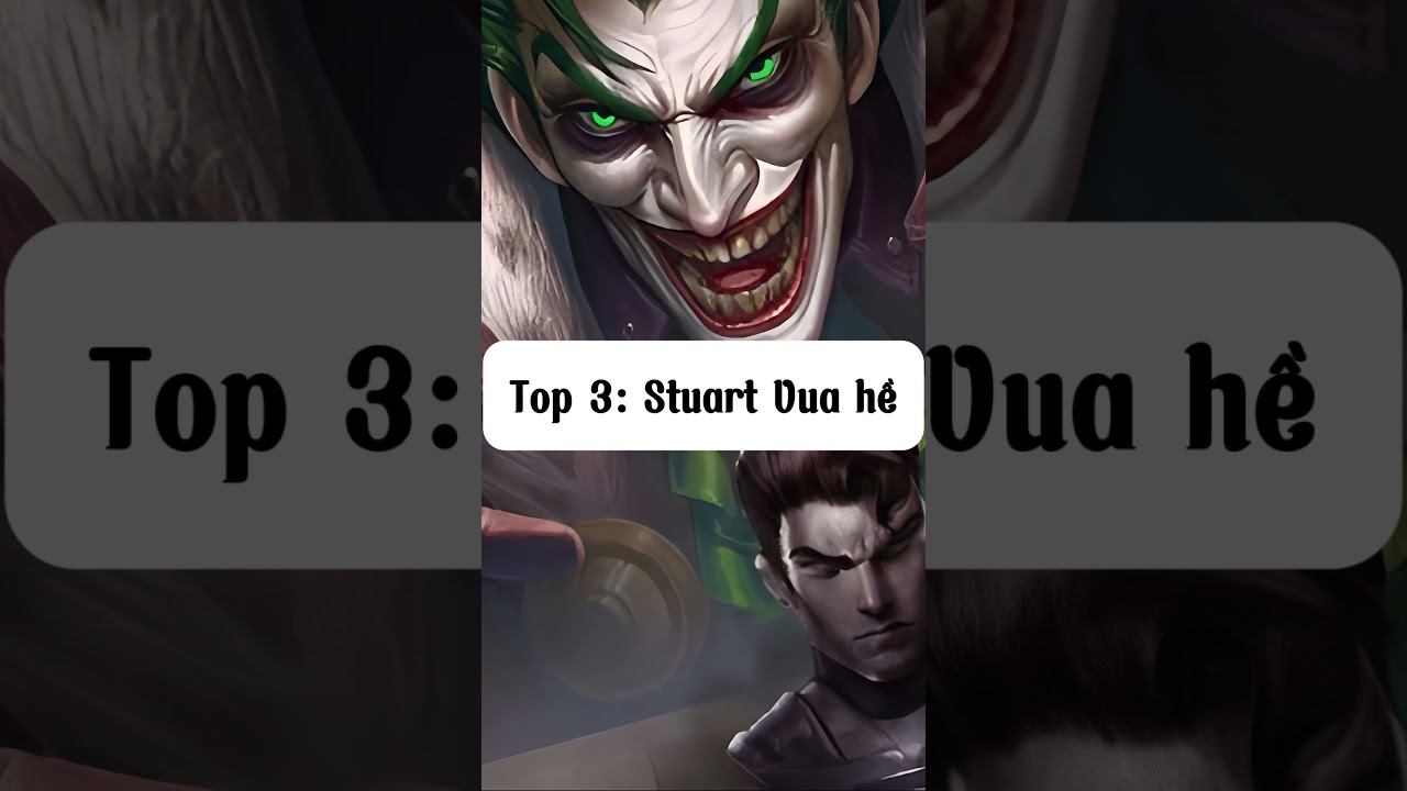 Top 5 skin đẹp nhất của Stuart 2024  #soihayate #stuart #lienquan #short #shortvideo #xuhuong #trend