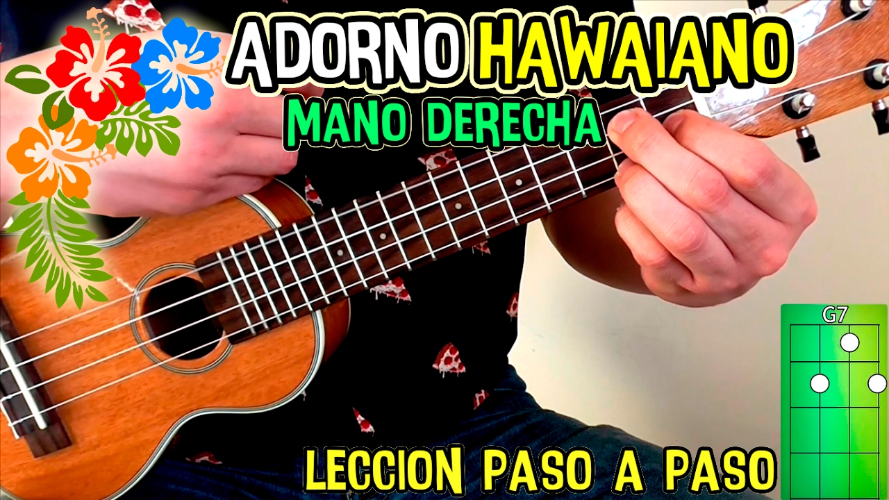 Como adornar tus rasgueos para sonar hawaiano en ukulele :D (triplete o abanico de mano derecha)