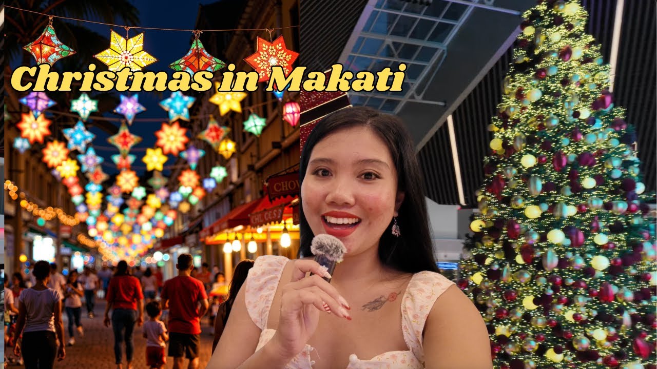 Christmas Season in Makati Philippines🇵🇭 | City Life & Festivities
