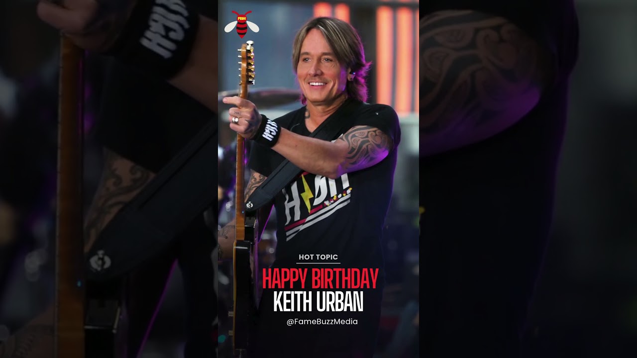 Happy 58th Birthday Keith Urban! 🎂 | Country Music's Guitar Virtuoso #happybirthday