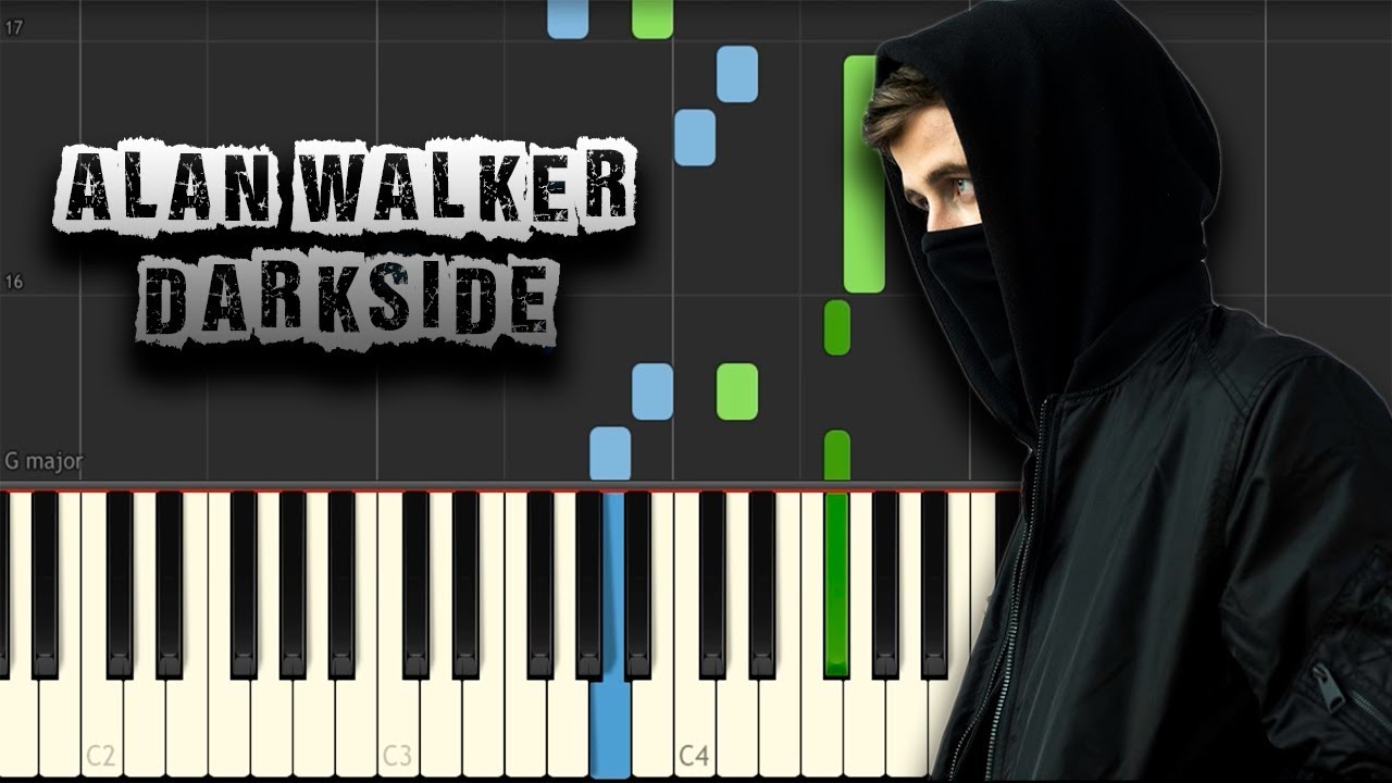 Alan Walker - Darkside - [Piano Tutorial] (Synthesia) (Download MIDI + PDF Scores)