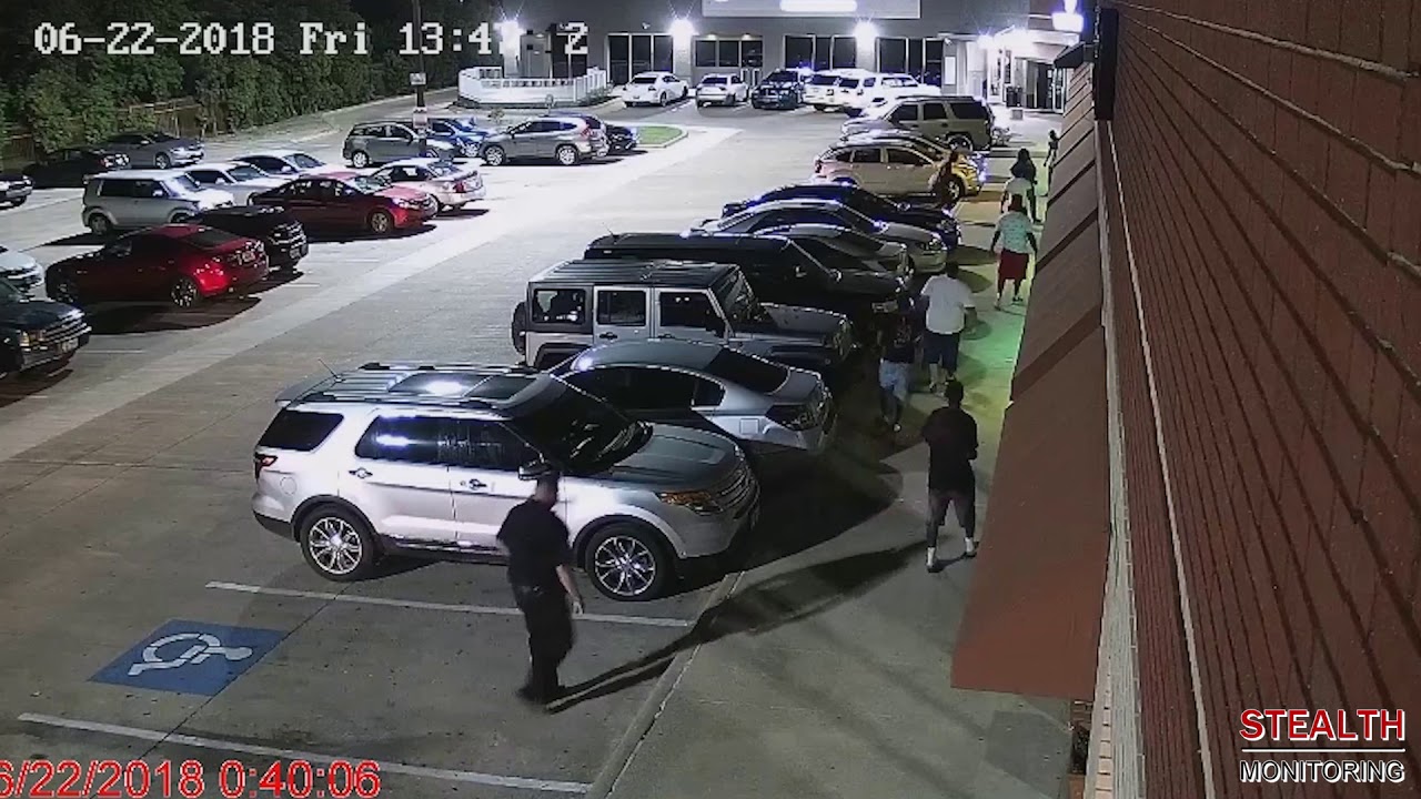 Illegal Gambling in Dallas Parking Lot - Arrest Video
