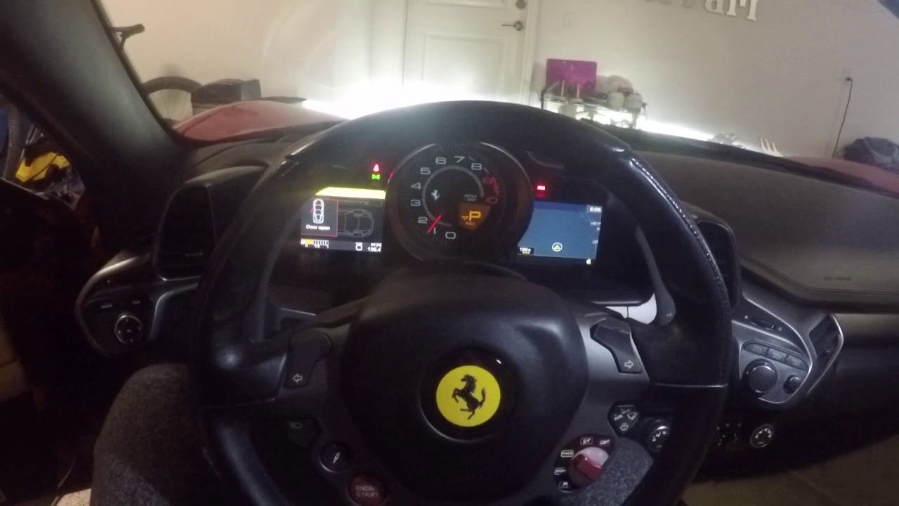 Ferrari 458 Cold Start POV